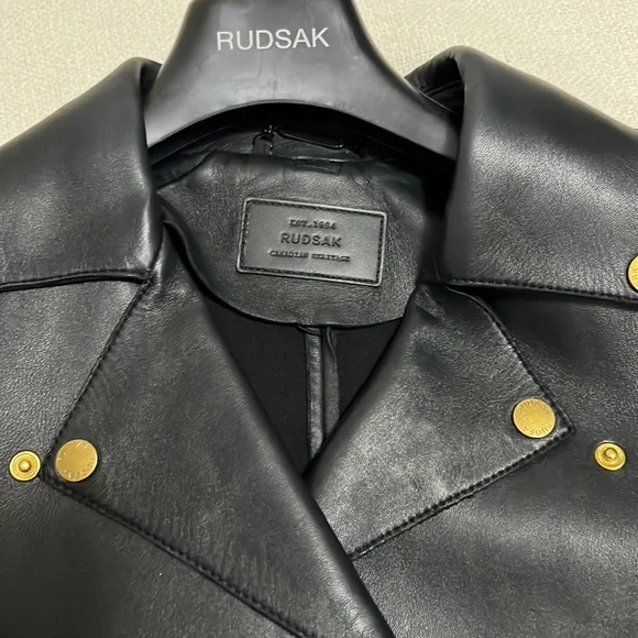 Leather Rudasak jacket - Picture 2 of 6